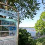 Das Foto zeigt ein Hinweisschild in Haltern am See