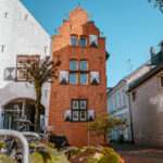 Das Foto zeigt die Altstadt von Moers