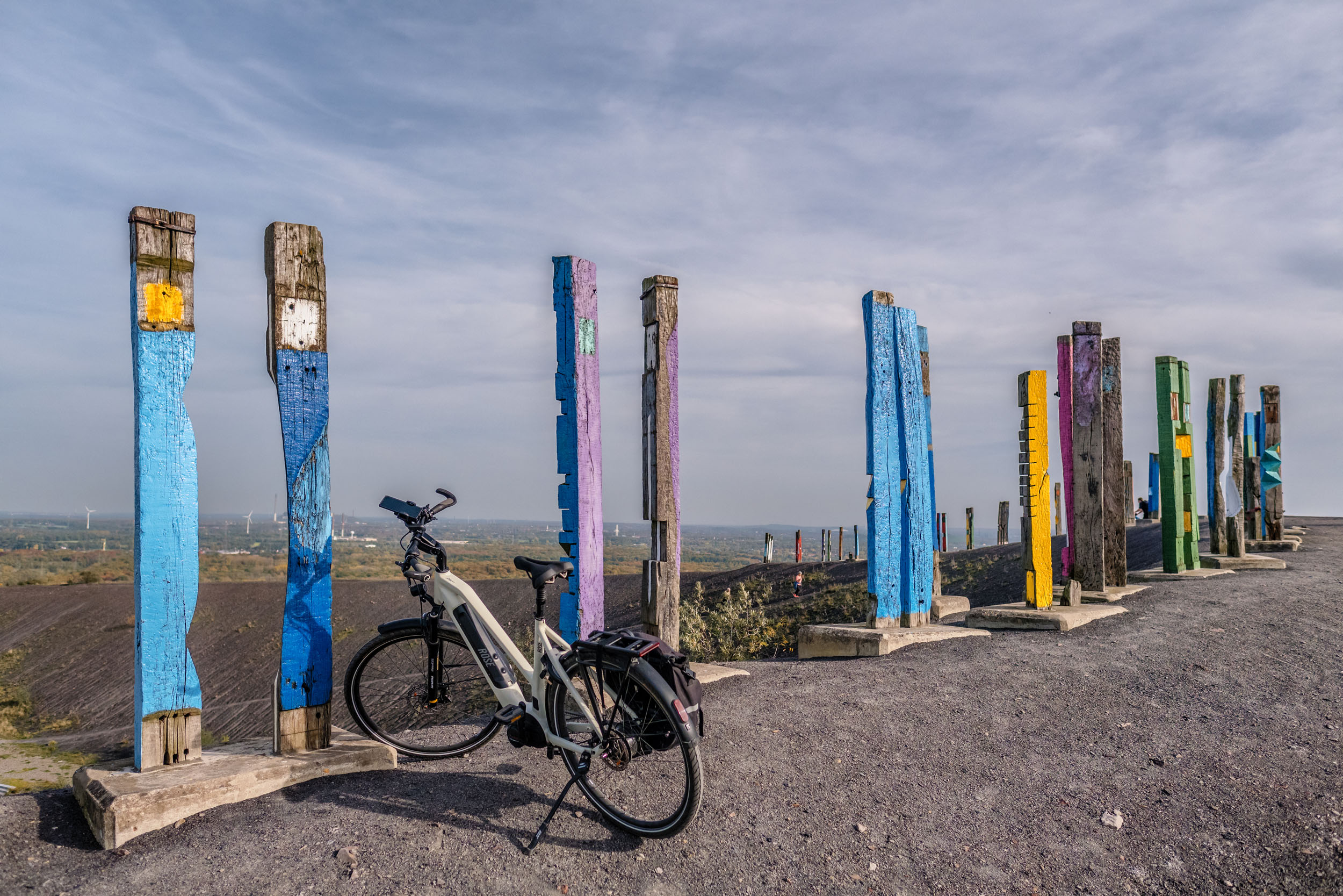 Das Foto zeigt das ROSE XTRA WATT auf der Halde Haniel in Bottrop