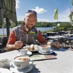 Das Foto zeigt Jochen in den Südtiroler Stuben am Baldeneysee in Essen