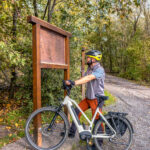 Das Foto zeigt Jochen mit dem ROSE XTRA WATT am Fuß der Halde Haniel in Bottrop
