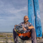 Das Foto zeigt Jochen auf der Halde Haniel in Bottrop