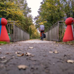 Das Foto zeigt Jochen mit dem ROSE XTRA WATT auf der HOAG-Bahn in Oberhausen